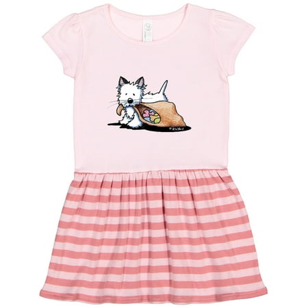 

Inktastic Westie Halloween Cat Gift Toddler Girl Dress