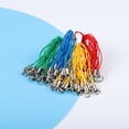thumbnail image 4 of 20-100 piezas de cordón de lazo con cierre de langosta, cuerda con campana de Navidad, ganchos para llavero, correa para teléfono móvil, llavero, accesorios para bolso, 4 of 5