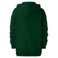 thumbnail image 3 of Gibobby Divertidas Sudaderas para Adolescentes Womens Daily Long Casual Down For Womens Pocket Sudaderas con capucha Pullover Manga Botón V Sudaderas con cordón Cuello de mujer （Verde， M), 3 of 5
