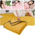 thumbnail image 2 of YIEMEEN Cooling Blankets Cool Fiber Quilt, Soft Touching Comfortable for Sweaty Night Heat Absorbing Cooling Bedding, 2 of 17