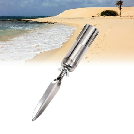 HEATSHAKING 1Pack Stainless Steel Fishing Rod Pole Holder Silver U Spike Resistant for Ground