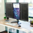 thumbnail image 4 of Mount-It! Triple Monitor Stand,  Fits 17"-27" Screens, Full Motion, Capacity 66 lbs., Freestanding, 4 of 11