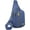 801-blue-2, variant on Solid Color Quilted Fanny Pack,Unisex Small Sling Bag, Mini Crossbody Backpack with Adjustable Strap for Hiking, Travel, and Daily Use