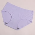 thumbnail image 6 of Women Seamless Silk Briefs One Piece Summer Breathable Cool Silk Panties Underwear, 6 of 7
