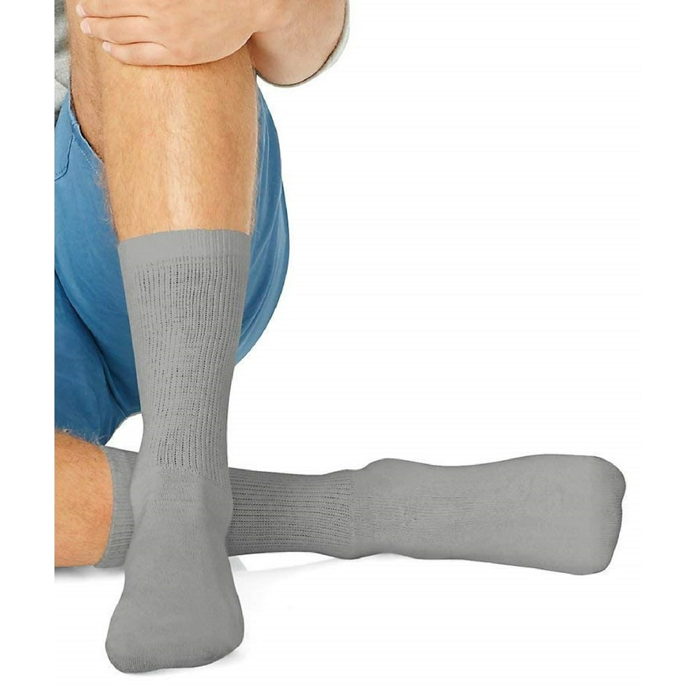 Hanes Hanes Men's Cushion Crew Socks 6Pack 184 6 white Walmart