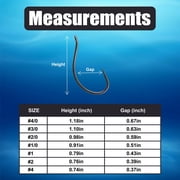 Reaction Tackle Dropshot Hooks - #2- Red