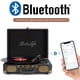 thumbnail image 2 of Tocadiscos de vinilo 3 velocidades Bluetooth, portátil, estilo maleta, con altavoces incorporados, salida RCA, AUX y jack. Vintage, 2 of 3