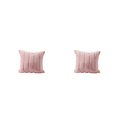 thumbnail image 3 of Bewildely Throw Pillow Covers Funda de almohada Soft Square Shape Funda de cojín Sofá Cama Dormitorio Cojines de coche Fundas Pink 50x50cm Rosa 50x50cm 2piezas, 3 of 6