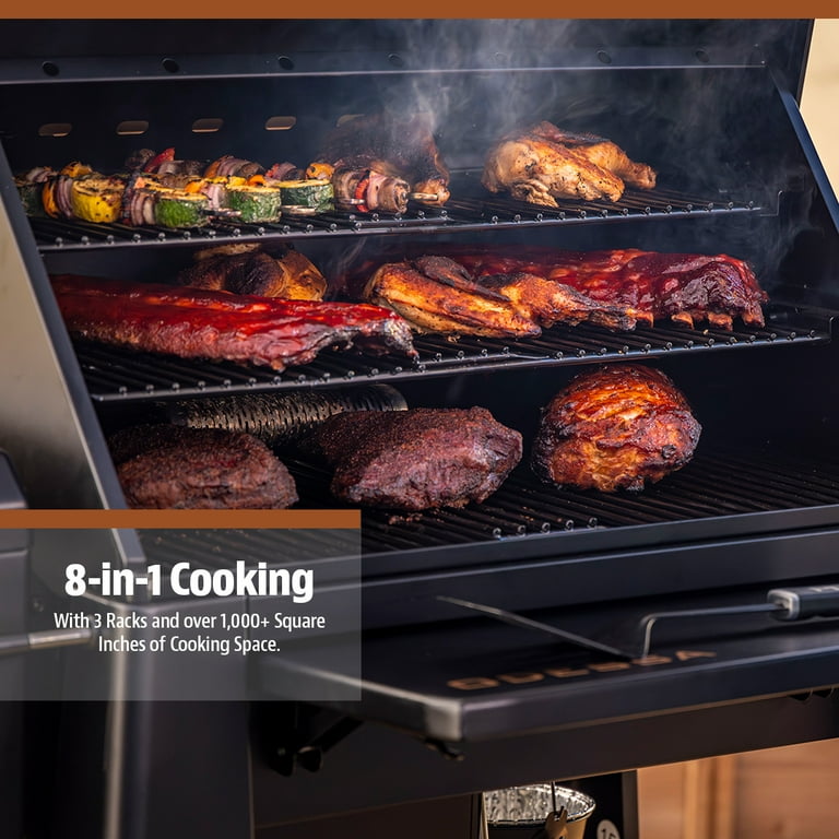 Pit Boss Odessa 1250 Sq in Wood Pellet Grill and Smoker with Pit Boss Odessa 1250 Sq in Wood Pellet Grill and Smoker with