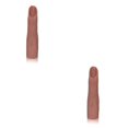 thumbnail image 2 of Qarigey Práctica de arte de uñas de silicona mano flexible uña falsa DIY modelo de entrenamiento de esmalte suministros de salón de Type2 NO2, 2 of 6