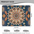 thumbnail image 7 of Yspwyqan Car Trunk Mat, 29" x 39" Universal Size, Teal Boho Mandala Grip Base Anti-Skid Cargo Liner, Seasonal Resistant Auto Interior Accessory Fit for Most Sedans SUVs Wagons, 7 of 7