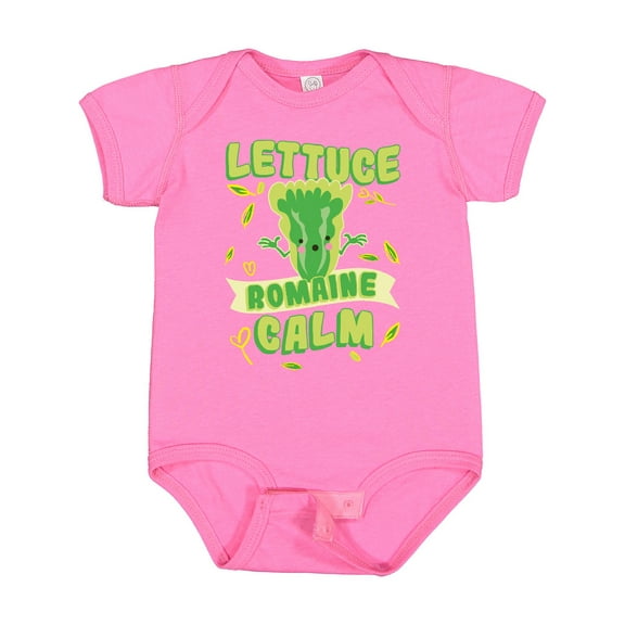 Inktastic Lettuce Romaine Calm Boys or Girls Baby Bodysuit