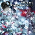 thumbnail image 4 of Christmas Decor LED Projector - 270° Rotating, 9 Christmas Patterns, Waterproof, Romantic Snowflake/Santa Projection for Yard & Holiday Gatherings, 4 of 10