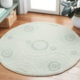 thumbnail image 2 of SAFAVIEH Martha Stewart Living Ogee Dot Spring Melt Wool Runner Rug, Spring Melt, 2'3"x8', 2 of 7