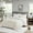 Ivory + faux fur + Queen+2, variant on TENGDA Twin Size Faux Fur Down Alternative Comforter Mini Set Checkerboard Pattern Ivory