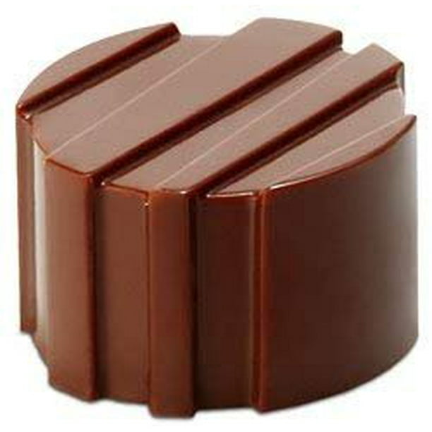 Chocolate Mold Striated Cylinder 26mm Diameter x 16mm High, 21 Cavities ...