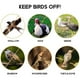 thumbnail image 5 of Monstrate Cinta reflectante repelente de aves, cintas de miedo, cinta intermitente, práctica para jardines, patio, camino, decoraciones de Repelente de insectos y plagas, 5 of 6