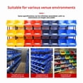 thumbnail image 5 of 6MSKS 12pcs Sturdy Stackable Storage Boxes for Parts for Garage Hardware, Miscellaneous Items & Tools Parts Storage Organizer, Space-Saving Solution, 5 of 7