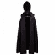 thumbnail image 5 of Capa medieval con capucha para hombre y mujer, capa negra gótica vintage, disfraz vikingo de fantasía medieval, ropa de cosplay de Halloween, 5 of 5