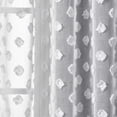 thumbnail image 4 of Lush Decor Panneau de Rideau à Illets Texturé Blanc (84 Pouces x 38 Pouces), 4 of 8