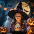 thumbnail image 5 of Halloween Glow in The Dark Linen Drawstring Bag Candy Jewelry Storage Pouch for Trick or Treat Party Festive Portable Accessory, 5 of 5