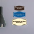 thumbnail image 4 of Signs ByLITA Fancy Residencia Privada No Entrar Sign (Blue) - Medium, 4 of 8