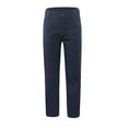 thumbnail image 1 of Bienzoe Girl's Cotton Stretchy Adjustable Waist School Uniform Pants Navy 4, 1 of 3