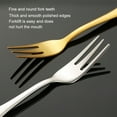 thumbnail image 3 of Billuyoard Cucharas de ensalada de frutas y postres, juego de soporte de cuchara de cisne de Metal, no es fácil de oxidar, conveniente para barra Mostrada, 3 of 6