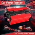 thumbnail image 3 of 4000W Car Power Inverter DC 12V To 110V AC with Dual Outlets and USB Charger, High-Capacity Power Converter for Vehicles Trucks Camping and Outdoor Use, Solar Converter LCD Display, 3 of 12