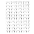 thumbnail image 2 of Clips para Carpetas 100 Piezas en Forma de Gato Clips para Carpetas de Alambre Portátiles Documentos Organizador de Papel de Prueba Suministros de Oficina Dibujos Animados Lindos ANGGREK  Otros, 2 of 8