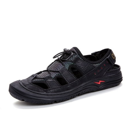 

Men s Outdoor Hiking Sandals Closed Toe Garden Clogs Athletic Sport Sandals Lightweight Trail Walking Sandals Summer Water Shoes