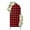 Dark Red Black, variant on Red White Plaid Arch Backdrop Cover 4FT, Modern Farmhouse Buffalo Check Gingham Spandex Fitted Stretchy Arch Stand Covers, Round Top Chiara Backdrop Cover for Wedding Party Birthday Baby Shower