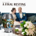 thumbnail image 4 of JAGASY Golf Ball Small Cremation Urn for Ashes Adult Male, Green Keepsake Urns for Ashes, White Golf Ball Decorative Urns for Parents, Trees Mini Urn for Mam & Dad, (3 Inch), 4 of 7