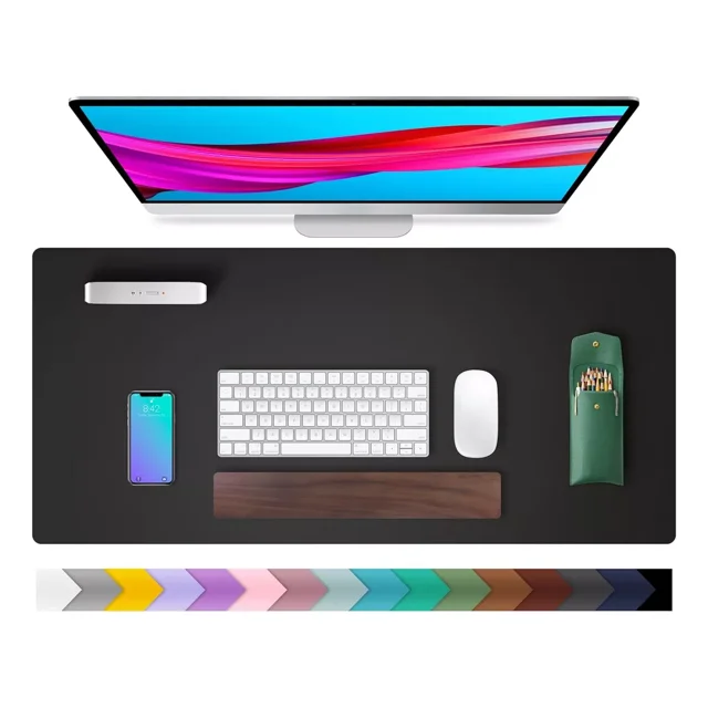 Protector De Escritorio De Cuero, Mousepad
