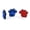 Blue, variant on Auto Door Decoration Stickers Anti-Collision Puppy Footprint Stickers Rearview Anti-Scratch Stickers