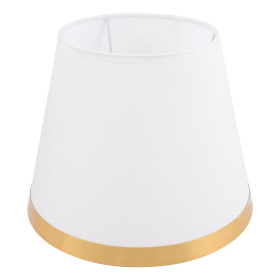 PTOOTP White Drum Shape Fabric Lampshade for Wall Table Floor Lamps 1Pack