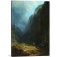 thumbnail image 1 of ARTCANVAS In The Alpine High Valley Canvas Art Print by Carl Spitzweg - Size: 26" x 18" (1.50" Deep), 1 of 9