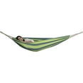 thumbnail image 4 of Gilbin Trekmate 79” x 61” Double 2-Person Brazilian Canvas Hammock, Green, Blue and Yellow, 4 of 10