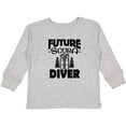 thumbnail image 3 of Inktastic Future Scuba Diver Boys or Girls Long Sleeve Toddler T-Shirt, 3 of 5