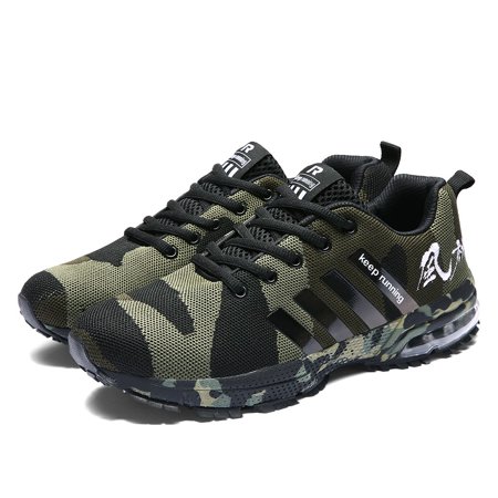 

EQWLJWE Woven Camouflage Mesh Breathable Sneaker Running Shoes Sports Shoes Casual Shoes Mens Sneakers Holiday Clearance