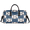Blue, variant on Cute Paw Print Gym Bag for Women Men, Travel Duffle Bag Lightweight Waterproof Carry on Weekender Overnight Tote for Dance Cheer Sport, Dog Paw