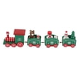 thumbnail image 3 of Christmas Train Gift,Wooden Mini Train Craft Christmas Train Decoration Christmas Wooden Train Proven Performance, 3 of 12