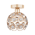 thumbnail image 1 of Lámpara Colgante Lámpara De Techo Cristal Metal Moderna dorada, 1 of 4
