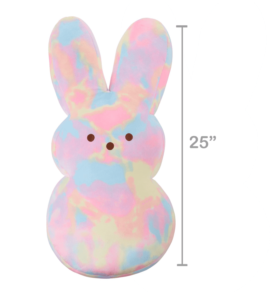 2016 Peeps Co Rainbow Colored Bunny Rabbit 9" Plush Stuffed Spring Neon Easter for sale online 