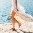thumbnail image 5 of Dream Pairs Women's Summer Gladiator Sandals Elastic Strappy Ankle Strap String Thong Sandals, 5 of 5