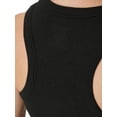 thumbnail image 6 of Hanes Originals Women's SuperSoft Comfywear Sleep Rib Racerback Crop Tank, Sizes XS to 2X, 6 of 8