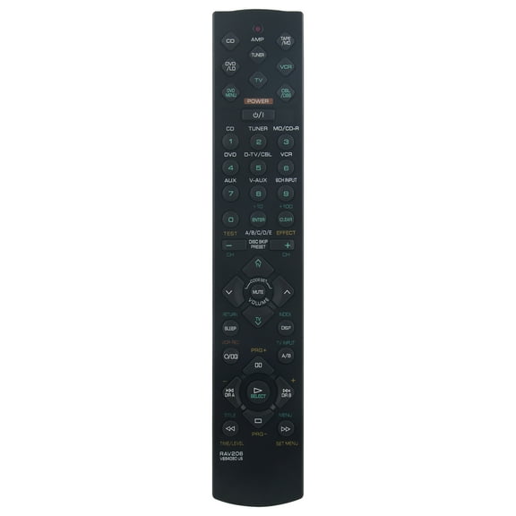 RAV206 V694090US Replace Remote Control for Yamaha AV Receiver HTR-5440 5450 AX-596 RXV420 YHT34 RAV206