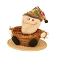 thumbnail image 3 of Cesta de muñecas navideñas, cesta de dulces de dibujos animados, adorno de decoración para fiestas, centro de mesa , Papá Noel, Grande, 3 of 8