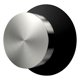 Command Decorative Knob Round, Brushed Nickel/ Slate, Medium, 1 Knob, 4 ...