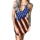 thumbnail image 1 of Vestidos de mujer Verano Día de la independencia Impresión Casual Rounk Cuello sin mangas Mini vestido Fridja hjkh3433, 1 of 4